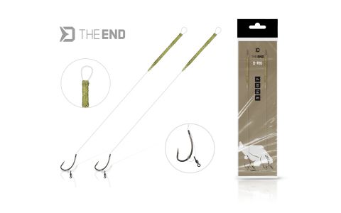Nadväzec Delphin TheEND D-Rig / 2ks 20 cm / 17lbs / #6 Nadväzec Delphin TheEND D-Rig / 2ks 20 cm / 17lbs / #6