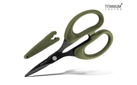Nožnice s vrúbkami Delphin BladeX Long Titan 12 cm Nožnice s vrúbkami Delphin BladeX Long Titan 12 cm