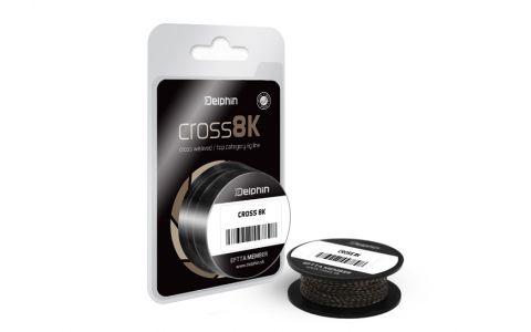 Delphin 8K CROSS hnedá kamufláž 25lbs 20m