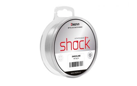 Delphin SHOCK Line transp. 0,40mm 10,0kg 80m Delphin SHOCK Line transp. 0,40mm 10,0kg 80m