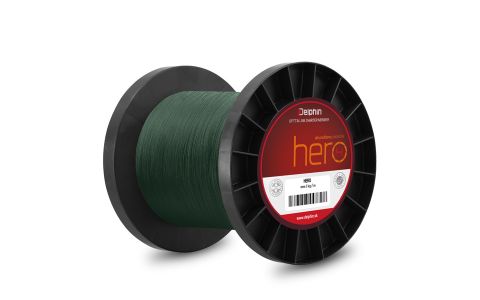 Delphin HERO zelená 0,12mm 8,2kg 1000m Delphin HERO zelená 0,12mm 8,2kg 1000m