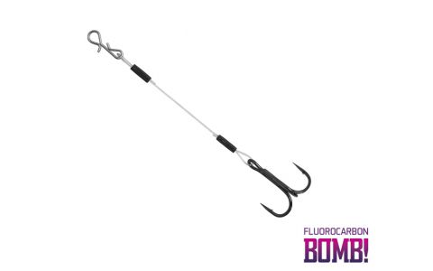 BOMB! Twisto RIGS Fluorocarbon / 3ks #6/ 10cm BOMB! Twisto RIGS Fluorocarbon / 3ks #6/ 10cm