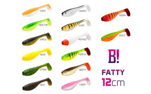 Umelá nástraha BOMB! Fatty / 5ks 12cm/SCARY Umelá nástraha BOMB! Fatty / 5ks 12cm/SCARY
