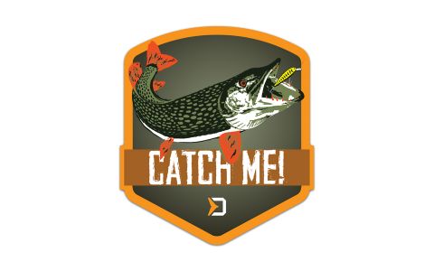 Nálepka Delphin CatchME! ŠŤUKA 9x8cm