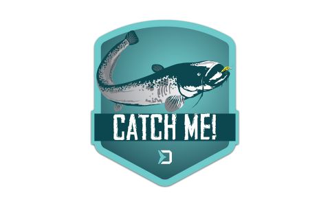 Nálepka Delphin CatchME! SUMEC 9x8cm Nálepka Delphin CatchME! SUMEC 9x8cm