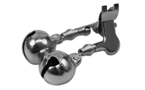 Zvonček Delphin, kovový štipec / 1ks 22mm