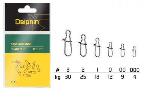 Fastlock Snap C-01/10ks BN/000