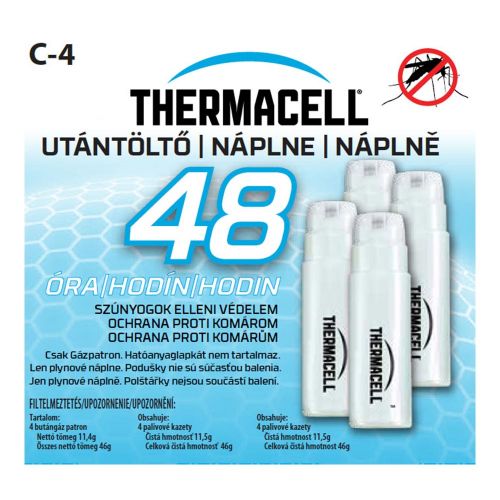 Thermacell C-4 Náhradná butánová náplň 4 ks