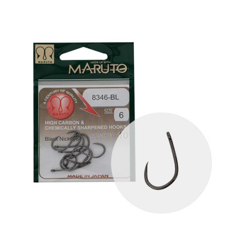 MARUTO HÁČIK 8346BL BARBLESS HC FORGED BLACK NICKEL