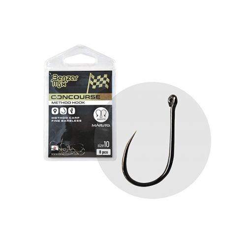 BENZÁR CONCOURSE METHOD CARP FINE BARBLESS HÁČIK