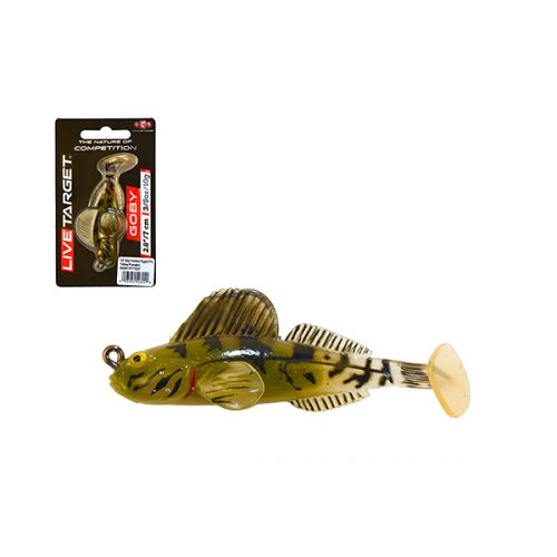 LIVETARGET GOBY 2 PADDLETAIL GEB UMELÁ NÁVNADA S HOOKOM
