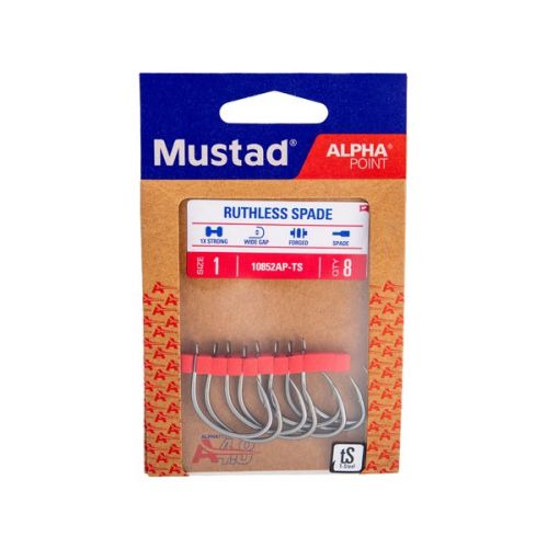 MUSTAD RUTHLESS SPADE TITAN STEEL HÁČIK