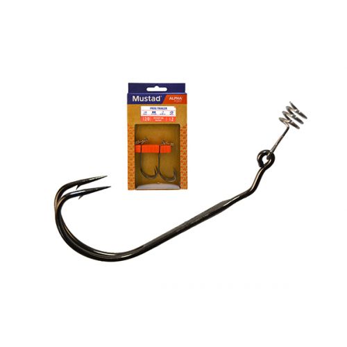 MUSTAD FROG DVOJITÝ HÁČIK - 2X STRONG BLACK NICKEL HÁČIK