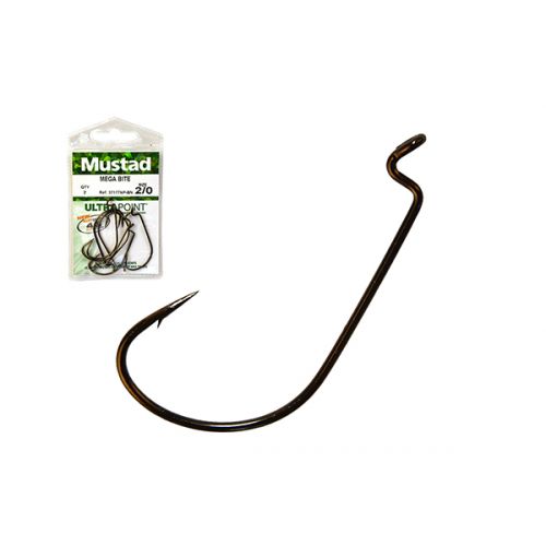 MUSTAD MEGA BITE WORM OFFSET HÁČIK