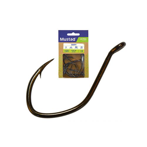 MUSTAD ULTRA NP SINGLE CATFISH, BLACK NICKEL HÁČIK