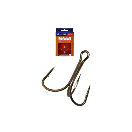 MUSTAD IN-LINE TRIPLE GRIP® TITAN STEEL TROJHÁČIK