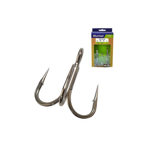 MUSTAD UN INLINE TREBLE - 5X STRONG TITAN STEEL TROJHÁČIK