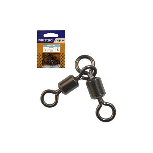 MUSTAD POWER 3-WAY SWIVEL DVOJITÝ OBRATLÍK