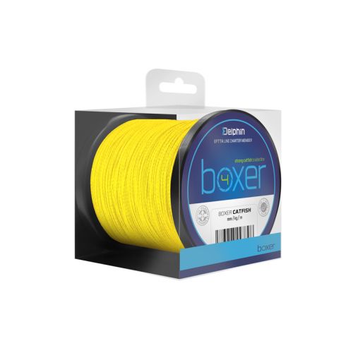 Delphin BOXER 4 / fluo žltá 0,60mm 52,6kg  150m
