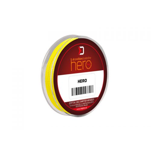 Delphin HERO 4 / fluo žltá 0,16mm 10,0kg 15m