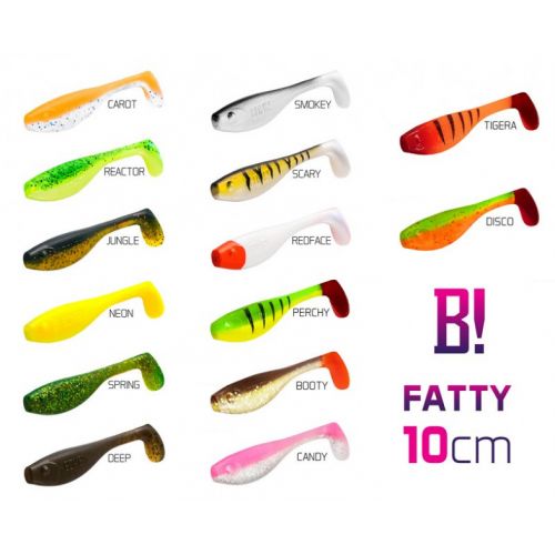 Umelá nástraha BOMB! Fatty / 5ks 10cm/DISCO