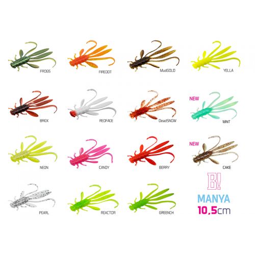 Nymfa Delphin MANYA UVs / 5ks 10.5cm/RedFACE