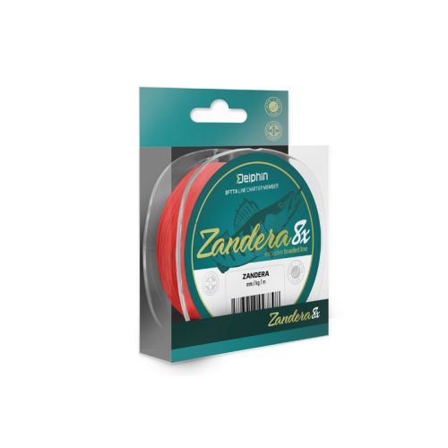 Delphin ZANDERA 8 / červená 0,20mm 15,5kg 150m