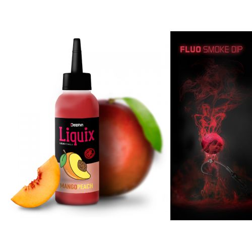 Fluo dip D SNAX LiquiX /100ml Mango-Broskyňa