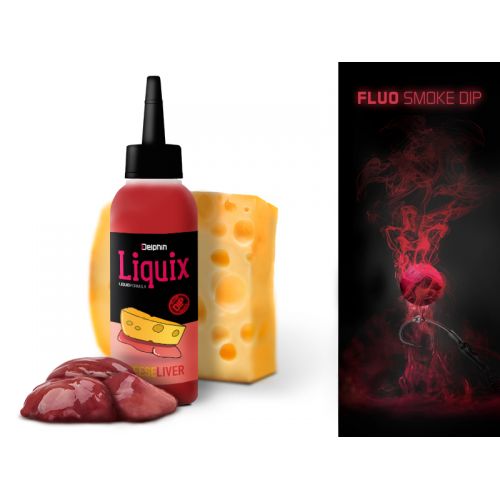 Fluo dip D SNAX LiquiX /100ml Syr-Pečeň