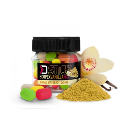 Nástraha MIX D SNAX WAFT 10x7mm/20g Scopex-Vanilka