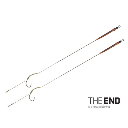 Nadväzec Delphin THE END Skin rig / 2ks 20cm/25lbs/#8