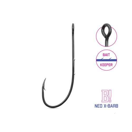 Háčik na čeburašku Delphin B! NEO X-BARB / 8ks 3/0