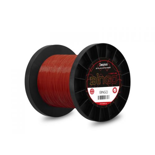 Vlasec Delphin BINGO Matt  Tm. červená 0,30mm 7,4kg 20000m