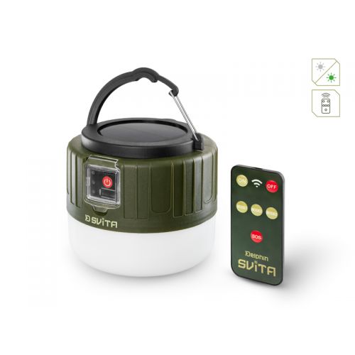 Kempingová lampa s ovládačom Delphin SVITA 4W/180lm/3600mAh