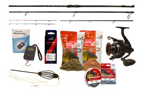 CARP EXPERT MAX2 390 METHOD FEEDER SADA S NÁVNADAMI