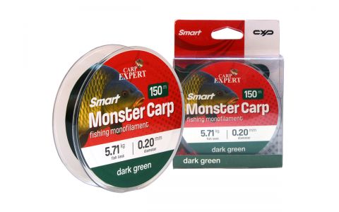 CARP EXPERT SMART MONSTER CARP TMAVOZELENÁ MONOFILNÁ ŠNÚRA