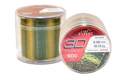 CARP EXPERT 3D MONOFIL VLASEC 600M