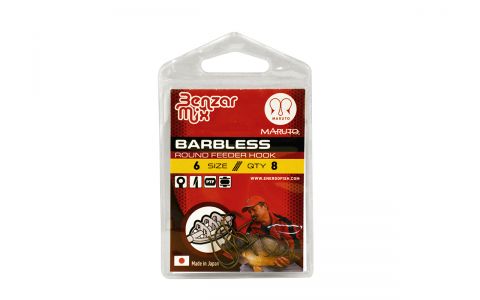 BENZAR BARBLESS ROUND FEEDER HÁČIK 8KS/BAL.