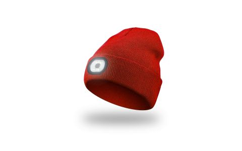 PLETENÁ ČIAPKA S LED LAMPIČKOU