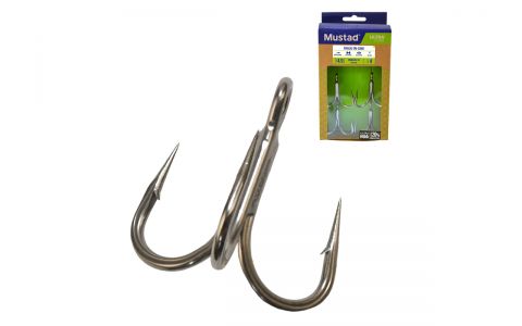 MUSTAD UN INLINE TREBLE - 5X STRONG TITAN STEEL TROJHÁČIK