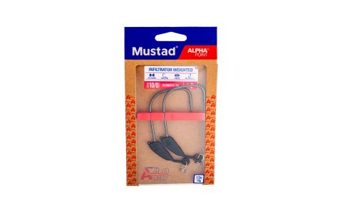 MUSTAD INFILTRATOR WEIGHTED ZAŤAŽENÝ OFFSET HÁČIK
