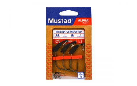 MUSTAD INFILTRATOR WEIGHTED ZAŤAŽENÝ OFFSET HÁČIK