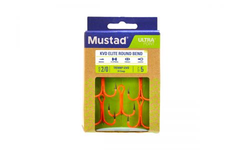 MUSTAD UP KVD ELITE ROUND BEND UVO TROJHÁČIK