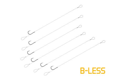 Nadväzec Delphin FLR Loop / 6ks 8cm / 0,22mm / B-LESS #8