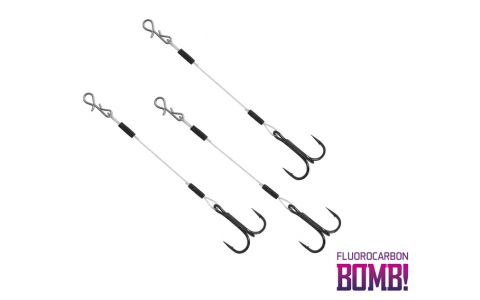 BOMB! Twisto RIGS Fluorocarbon / 3ks #4/10cm