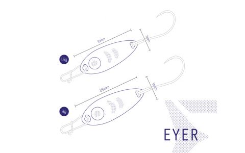 Plandavka Delphin EYER 5g PINKY hook #2
