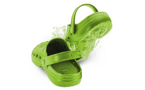 Šľapky Delphin OCTO / limetkovo zelené 38