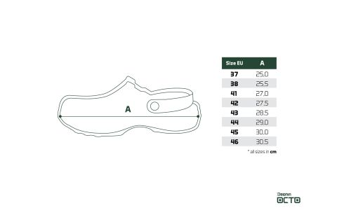 Šľapky Delphin OCTO / zelené 40