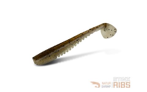 Umelá nástraha Delphin B! StinxRIBS Shrimp / 20ks 5cm / JERKY