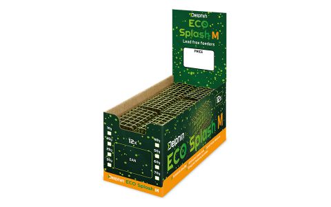 Krmítko bez olova Delphin ECO Splash M/70g
